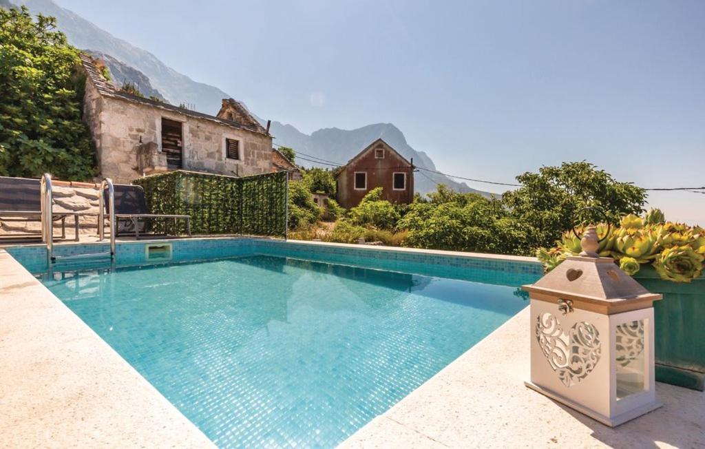 Villa Kristina - Ferienhaus Baška Voda - Topići, Private Outdoor Swimmingpool, WiFi Exterior foto